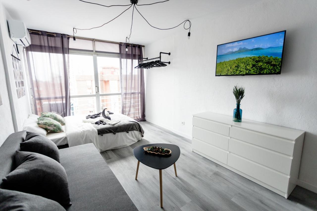 Modern Studio With See And City View Μπένιντορμ Εξωτερικό φωτογραφία